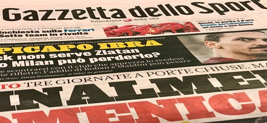 La Gazzetta dello Sport - prima pagina